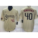 Men's Arizona Diamondbacks #40 Madison Bumgarner Cream 2021 City Player Number Cool Base Jersey