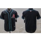 Men's Arizona Diamondbacks Blank Black Limited Jersey