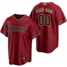 Men's Arizona Diamondbacks Customized Red Nike Cool Base Jersey