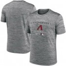 Men's Arizona Diamondbacks Gray Velocity Performance Practice T Shirt
