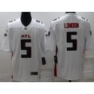 Men's Atlanta Falcons #5 Drake London White Vapor Jersey