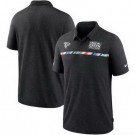 Men's Atlanta Falcons Black Crucial Catch Polo