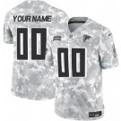 Men's Atlanta Falcons Customized Limited Arctic Camo 2024 Salute to Service Jersey