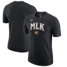 Men's Atlanta Hawks Black City Printed T Shirt 211028