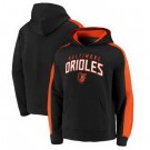 Men's Baltimore Orioles Black Game Time Arch Pullover Hoodie