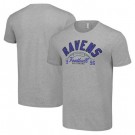 Men's Baltimore Ravens Starter Gray Half Ball Team T Shirt