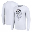 Men's Baltimore Ravens Starter White Logo Graphic Long Sleeve T Shirt