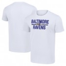 Men's Baltimore Ravens Starter White Mesh Team Graphic T Shirt