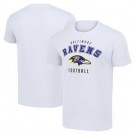 Men's Baltimore Ravens Starter White T Shirt