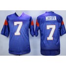 Men's Blue Mountain State #7 Alex Moran Blue Football Jersey