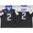Men's Boise State Broncos #2 Ashton Jeanty Black Alternate College Football Jersey