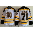 Men's Boston Bruins #71 Taylor Hall White Authentic Jersey