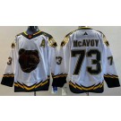 Men's Boston Bruins #73 Charlie McAvoy White 2022 Reverse Retro Authentic Jersey