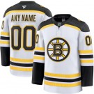 Men's Boston Bruins Customized White Fanatics Authentic Jersey