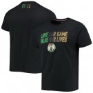 Men's Boston Celtics Black FISLL Social Justice Team T-Shirt
