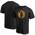 Men's Boston Celtics Black Hardwood Logo T-Shirt