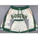 Men's Boston Celtics Cream 2023 City Just Don Shorts