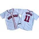 Men's Boston Red Sox #11 Rafael Devers White Limited Jersey