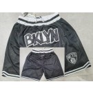 Men's Brooklyn Nets Black Just Don Shorts