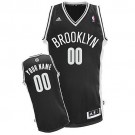 Men's Brooklyn Nets Customized Black Swingman Adidas Jersey