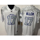 Men's Buffalo Bills #17 Josh Allen Limited White Rivalries FUSE Vapor Jersey