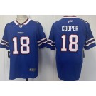 Men's Buffalo Bills #18 Amari Cooper Limited Blue Vapor Jersey