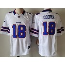 Men's Buffalo Bills #18 Amari Cooper Limited White FUSE Vapor Jersey