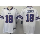 Men's Buffalo Bills #18 Amari Cooper Limited White Vapor Jersey