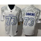 Men's Buffalo Bills #73 Dion Dawkins Limited White Rivalries FUSE Vapor Jersey