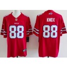 Men's Buffalo Bills #88 Dawson Knox Limited Red Vapor Jersey