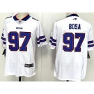 Men's Buffalo Bills #97 Joey Bosa Limited White Vapor Jersey