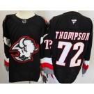 Men's Buffalo Sabres #72 Tage Thompson Black Authentic Jersey