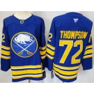 Men's Buffalo Sabres #72 Tage Thompson Blue Fanatics Authentic Jersey