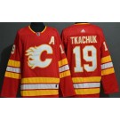 Men's Calgary Flames #19 Matthew Tkachuk Red Alternate Authentic Jersey