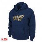 Men's Calgary Flames Navy Blue Printed Pullover Hoodie