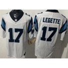Men's Carolina Panthers #17 Xavier Legette Limited White FUSE Vapor Jersey