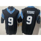 Men's Carolina Panthers #9 Bryce Young Limited Black FUSE Vapor Jersey