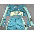 Men's Charlotte Hornets Aqua City Just Don Shorts