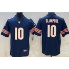 Men's Chicago Bears #10 Chase Claypool Limited Navy Vapor Jersey
