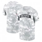 Men's Chicago Bears Arctic Camo 2024 Salute To Service Performance T Shirt