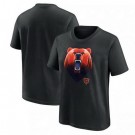 Men's Chicago Bears Black 2024 Draft Illustrated T Shirt