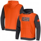 Men's Chicago Bears Orange NFL x Darius Rucker Collection Colorblock Pullover Hoodie