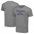 Men's Chicago Bears Starter Gray Mesh Team Graphic T Shirt
