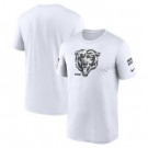 Men's Chicago Bears White 2024 Salute To Service Legend Performance T Shirt