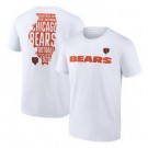 Men's Chicago Bears White Printed T Shirt 302379