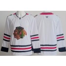 Men's Chicago Blackhawks Blank White Authentic Jersey