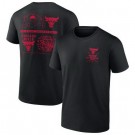 Men's Chicago Bulls Black Court Street Collective T-Shirt