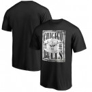 Men's Chicago Bulls Black Printed T-Shirt 206003