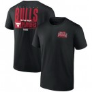 Men's Chicago Bulls Black Printed T-Shirt 206014
