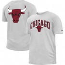 Men's Chicago Bulls White Brushed Jersey T Shirt